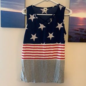 Sew in love stars and stripes tank